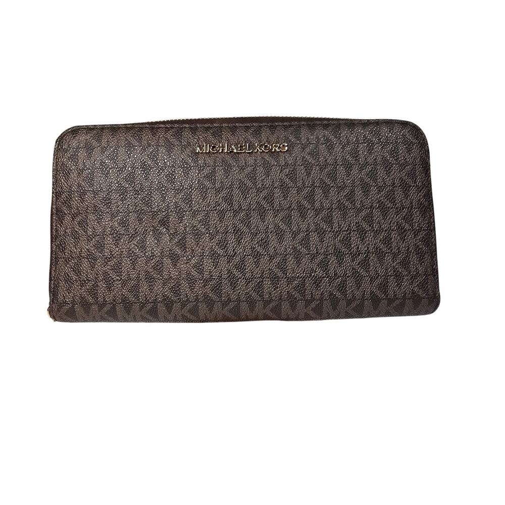 Michael Kors Jet Set Travel Large Logo Continental Wallet